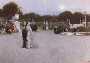 The Luxembourg Garden at Twilight John Singer Sargent